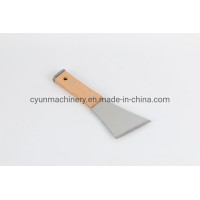 Wooden Handle Scraper Fully Polished Carbon Steel Putty Knife